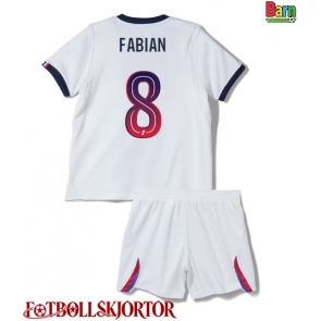 Paris Saint-Germain Fabian Ruiz #8 Borta Kläder Barn 2026-27 Kortärmad (+ Korta byxor)